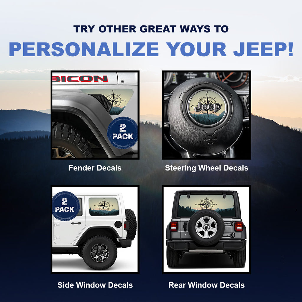 Get Lost 2pc Vinyl Fender Decal