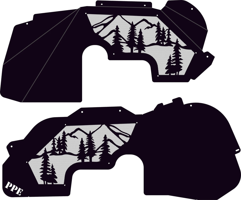 Mountain Scene Front Inner Fenders