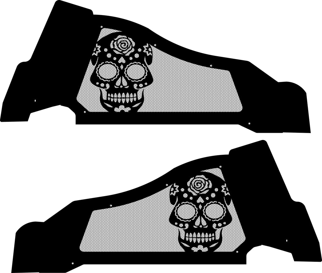 Sugar Skull Rear Inner Fenders