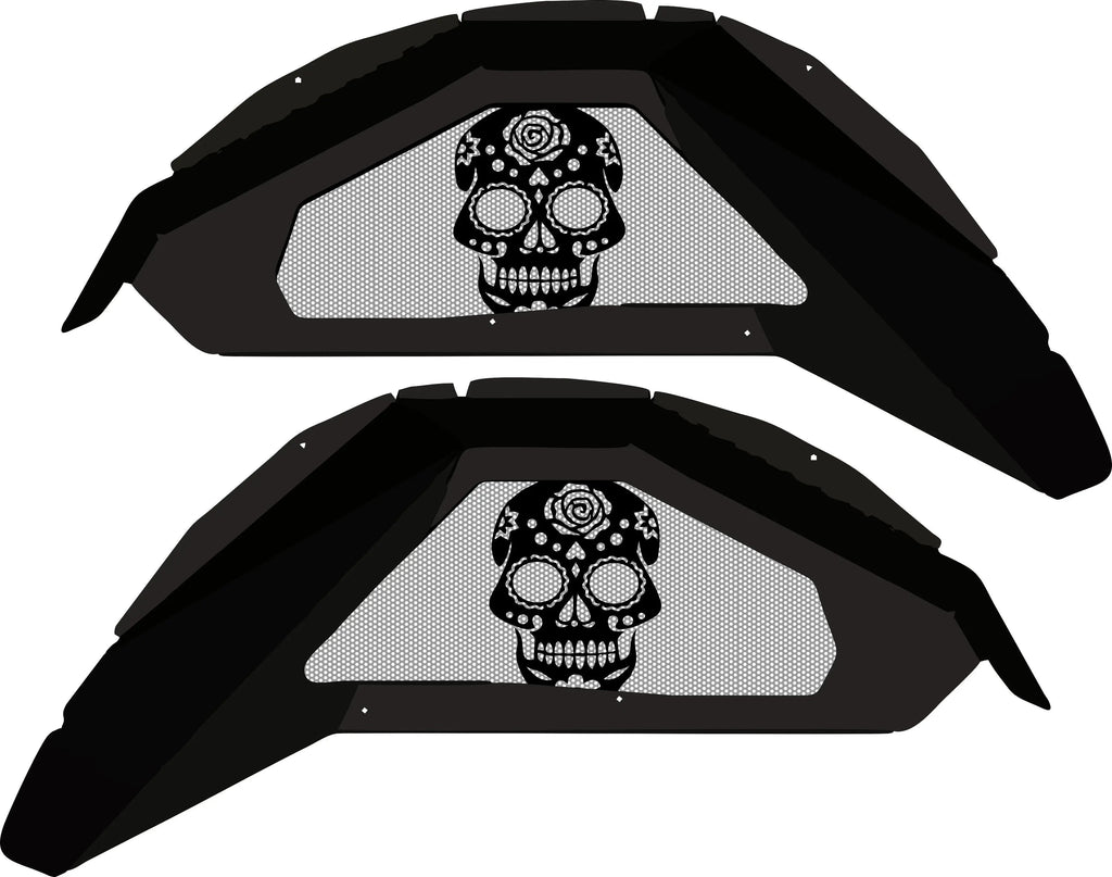 Sugar Skull Rear Inner Fenders