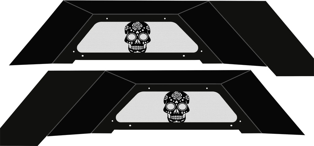 Sugar Skull Rear Inner Fenders