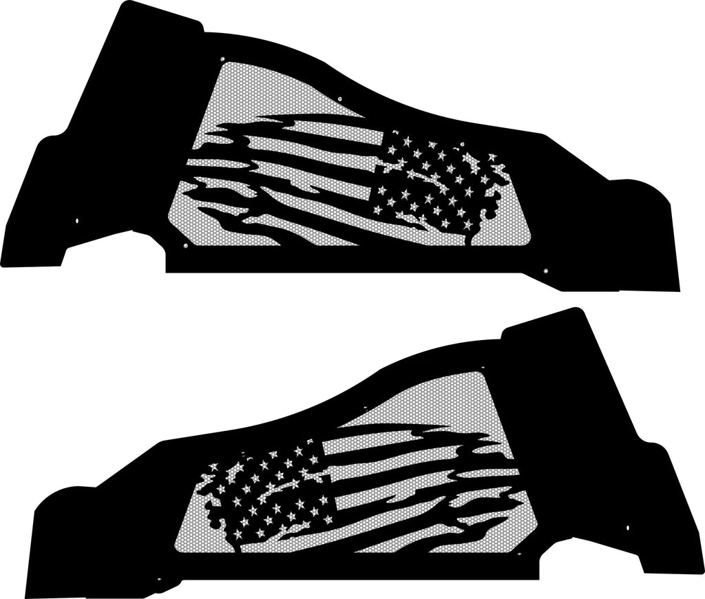 Solid Flag Rear Inner Fenders