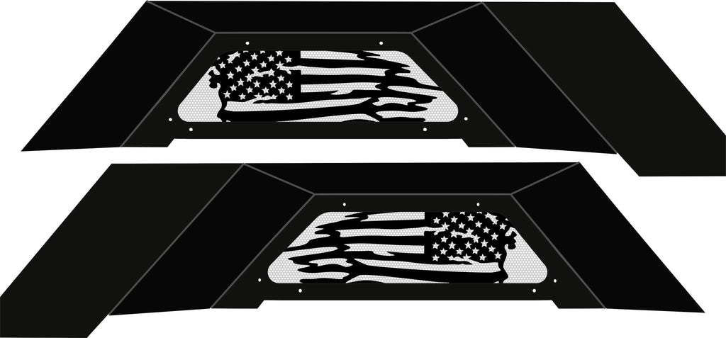 Tattered Flag Rear Inner Fenders