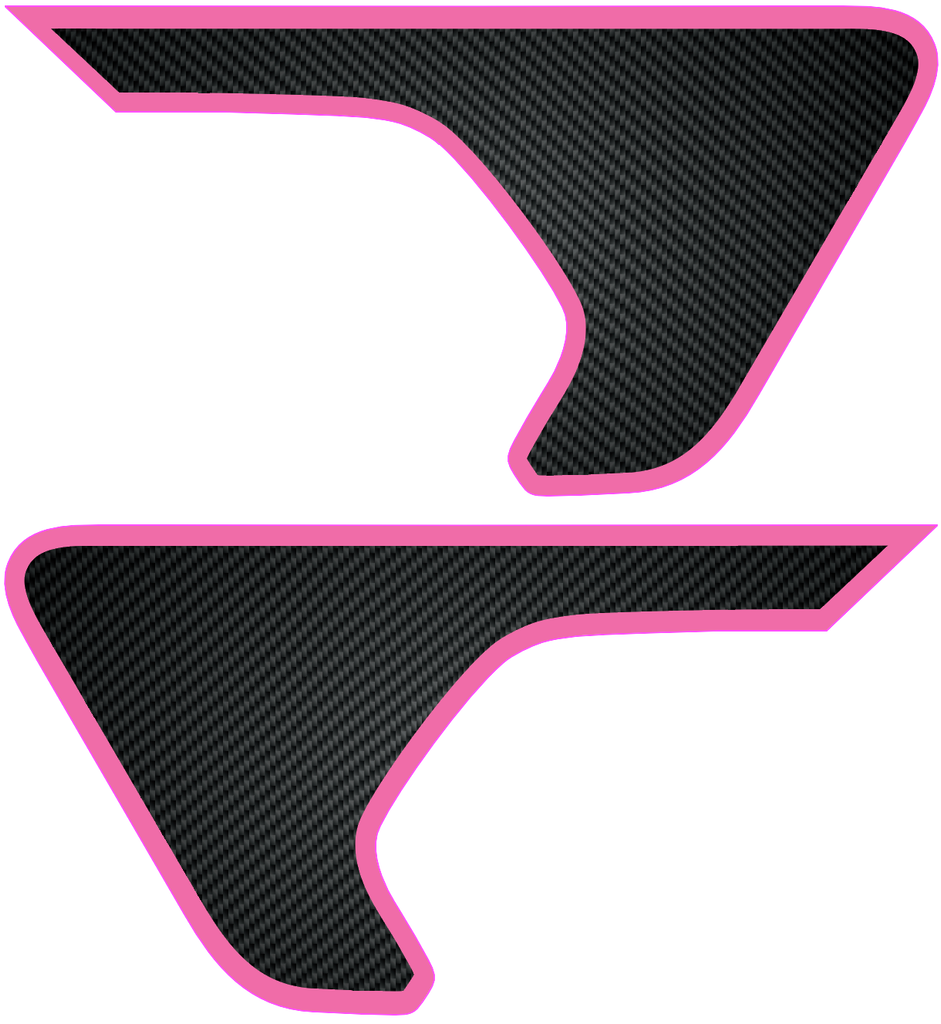 Custom Design 2pc Vinyl Fender Decal
