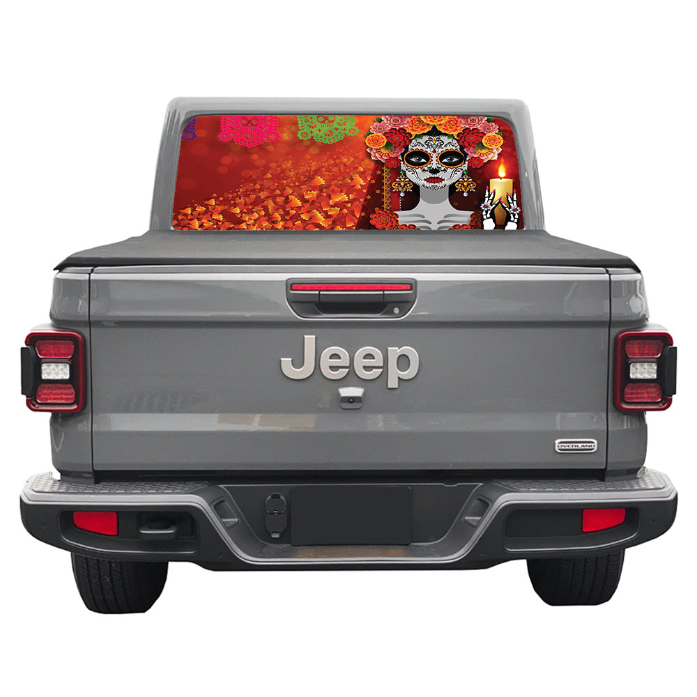 Day of the Dead Rear Window Decal