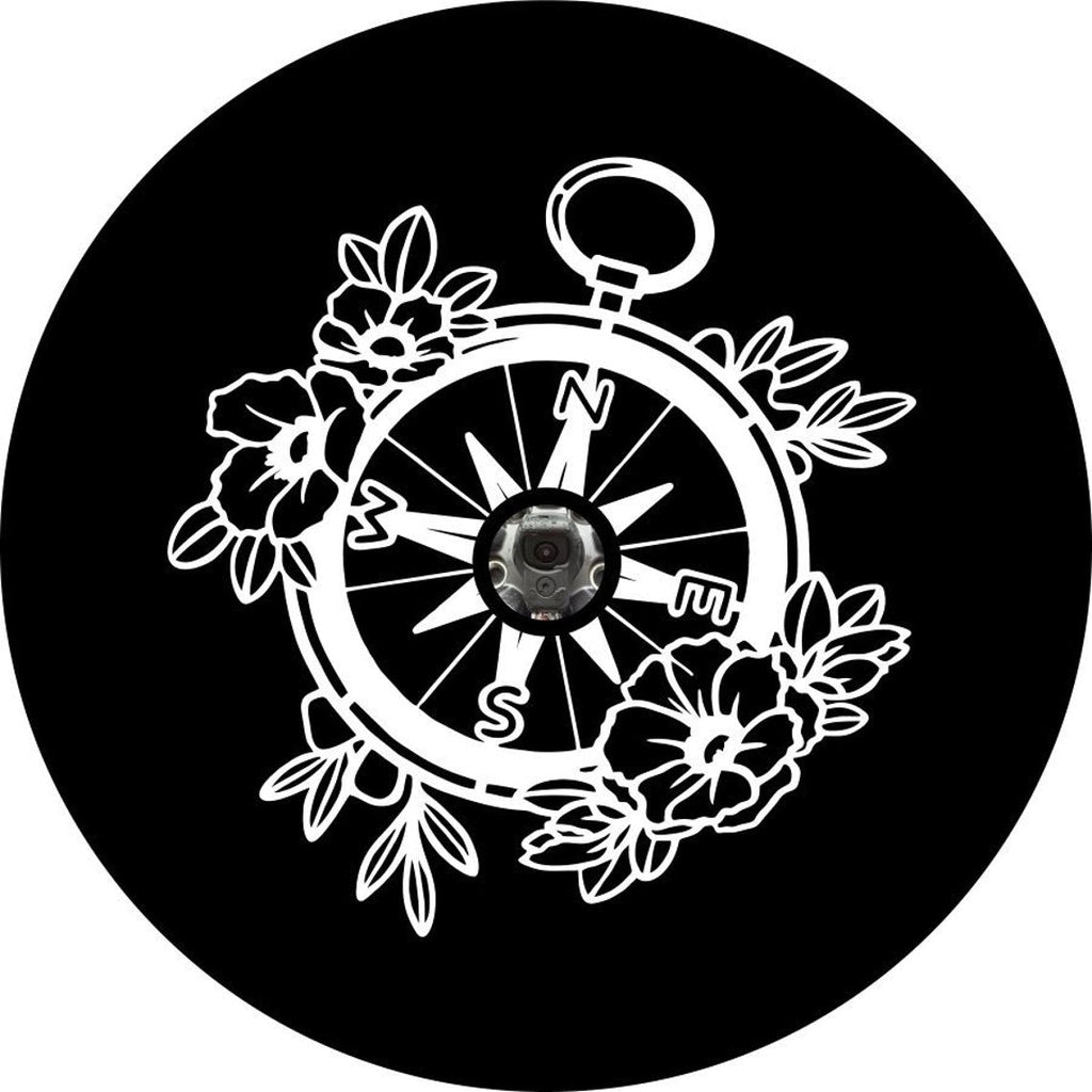 Flower/Floral Pocket Compass