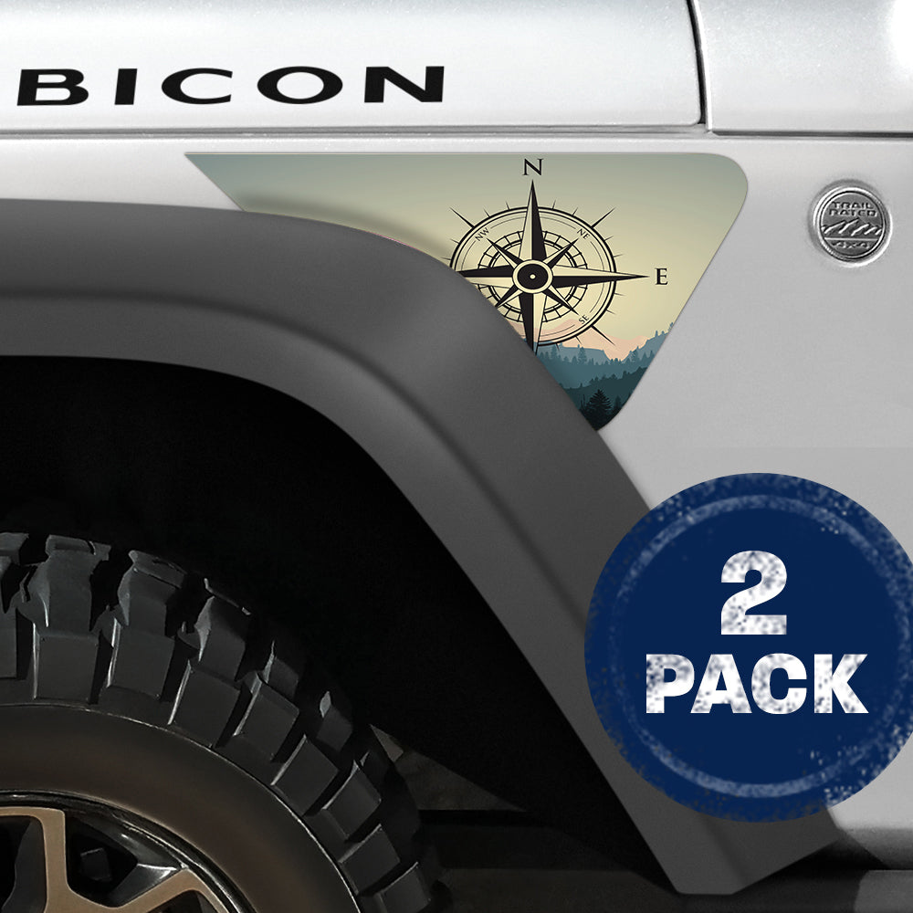 Get Lost 2pc Vinyl Fender Decal