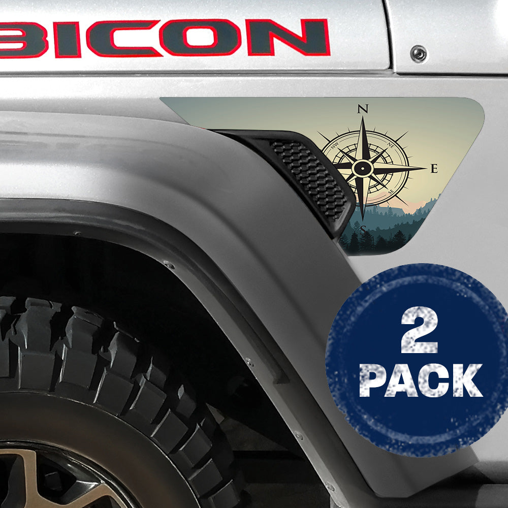 Get Lost 2pc Vinyl Fender Decal