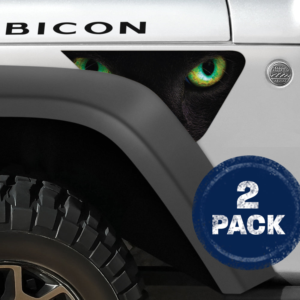 Here Kitty Kitty 2pc Vinyl Fender Decal