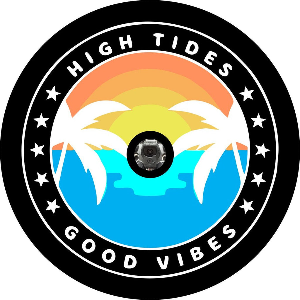 High Tides and Good Vibes Sunset Scene