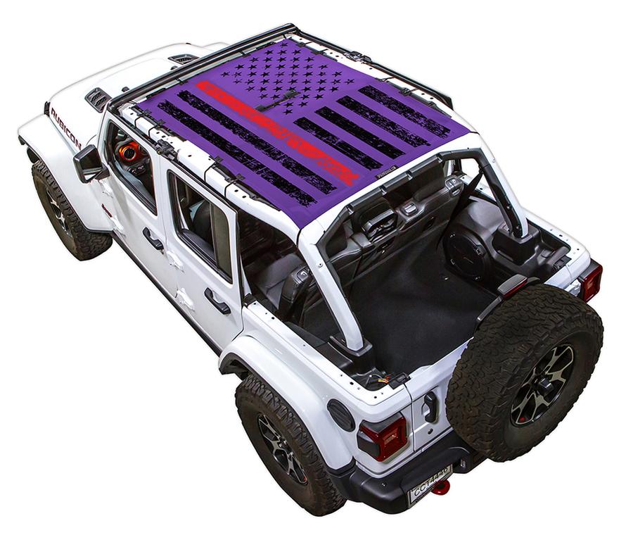 SPIDERWEB SHADE JL4D TACTICAL FLAG DISTRESSED THIN RED LINE