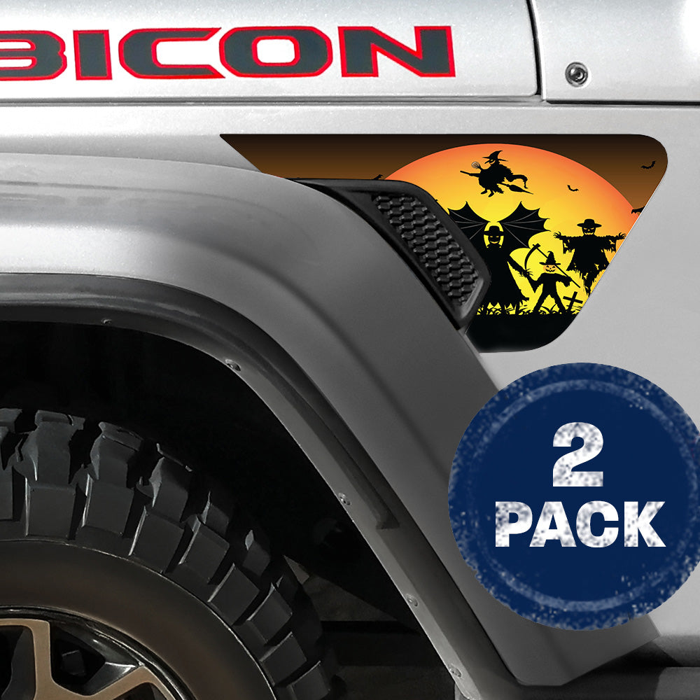 Monster Mash 2pc Vinyl Fender Decal