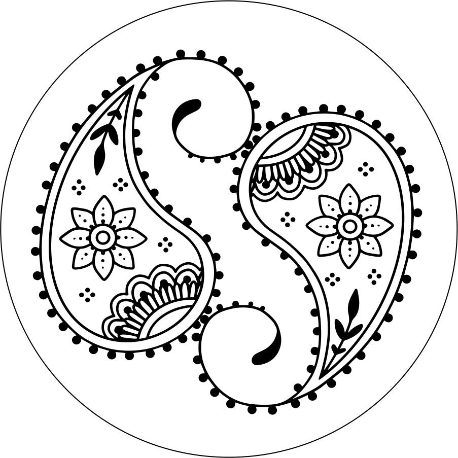 Large Paisley - Current Mandala Design