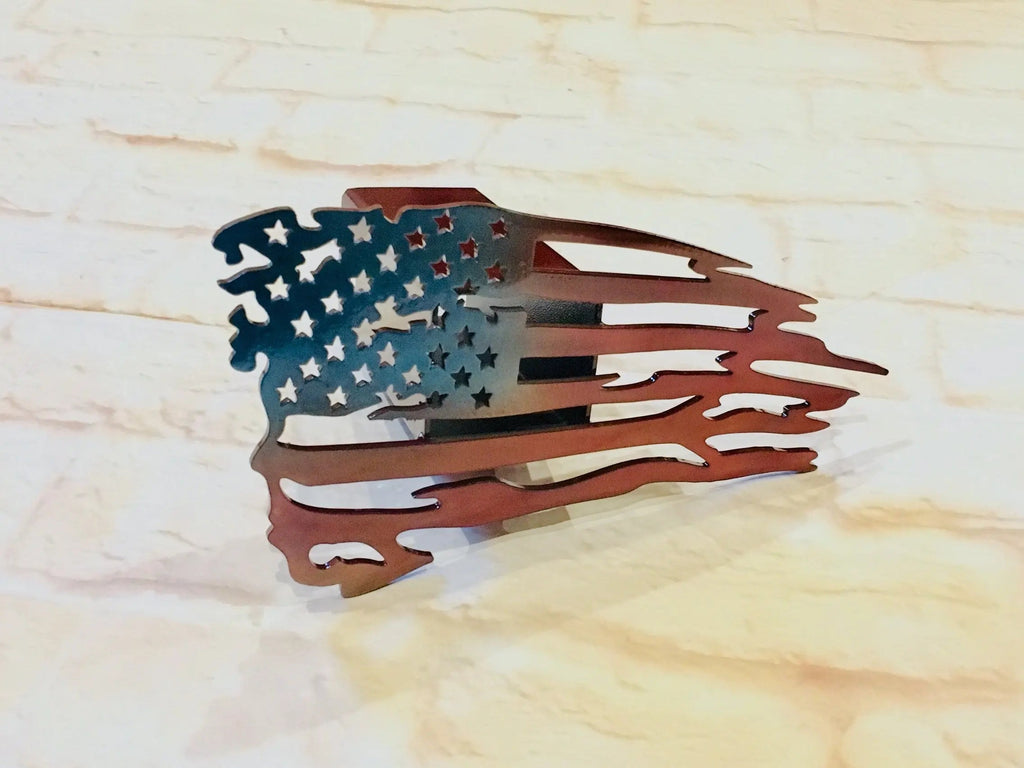 Patriotic American flag custom Hitch Cover PPE Offroad