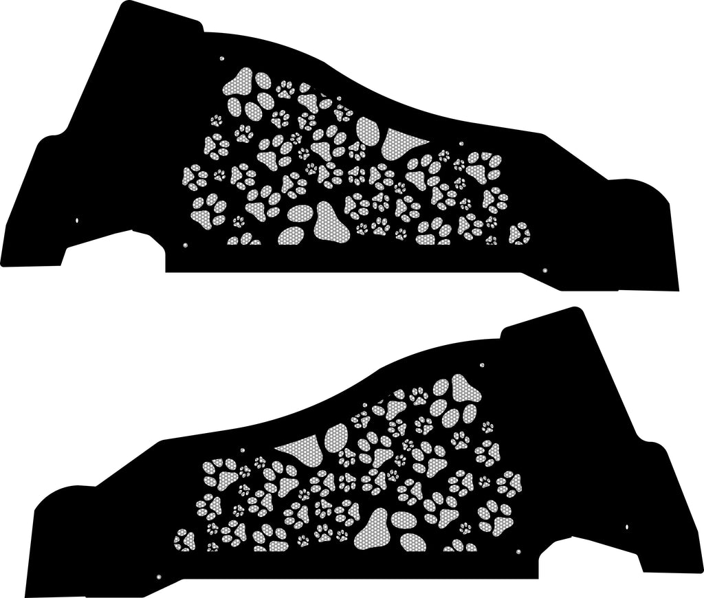 Paw Prints JK Rear Inner Fenders PPE Offroad