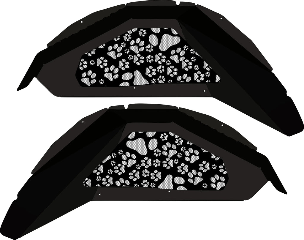 Paw Prints Rear Inner Fenders