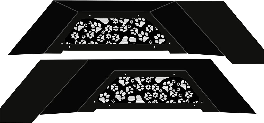 Paw Prints Rear Inner Fenders