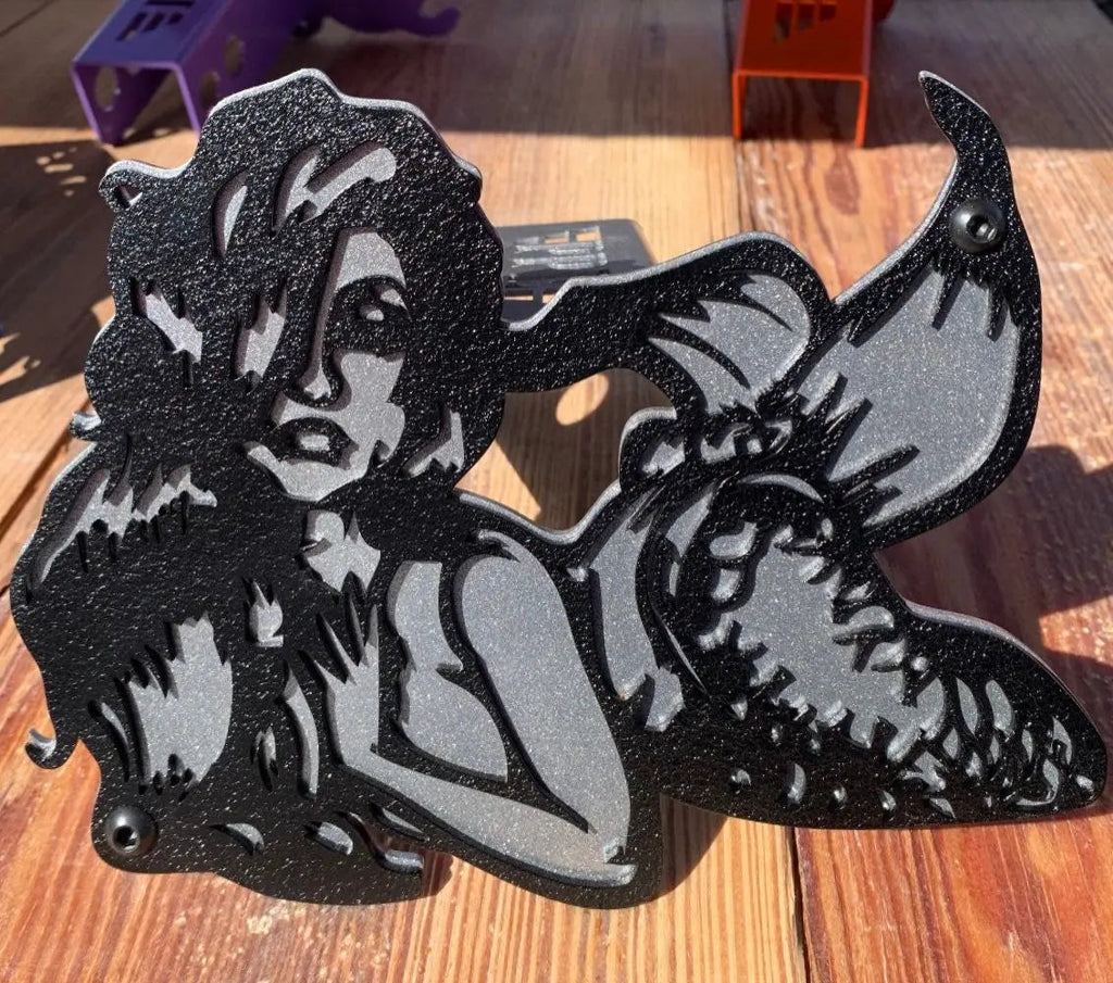 Pin up style Mermaid Hitch Cover PPE Offroad