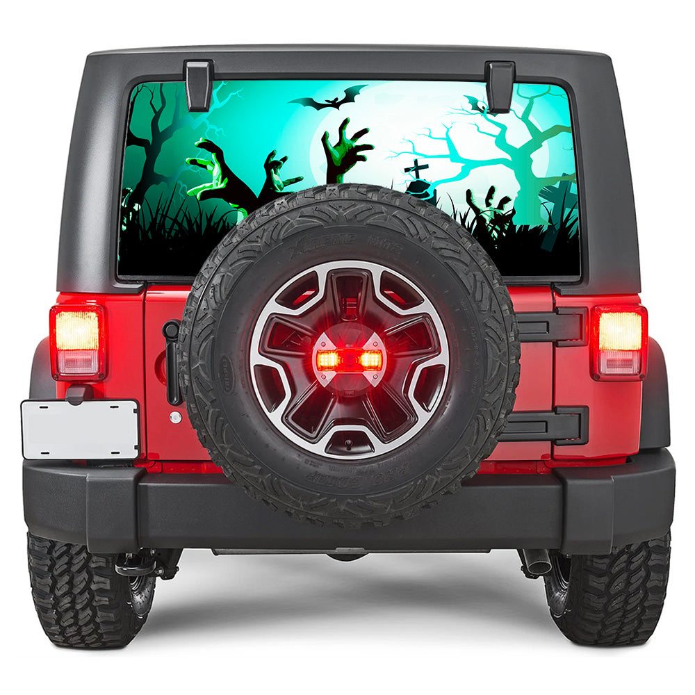 Reaching Out Rear Window Decal