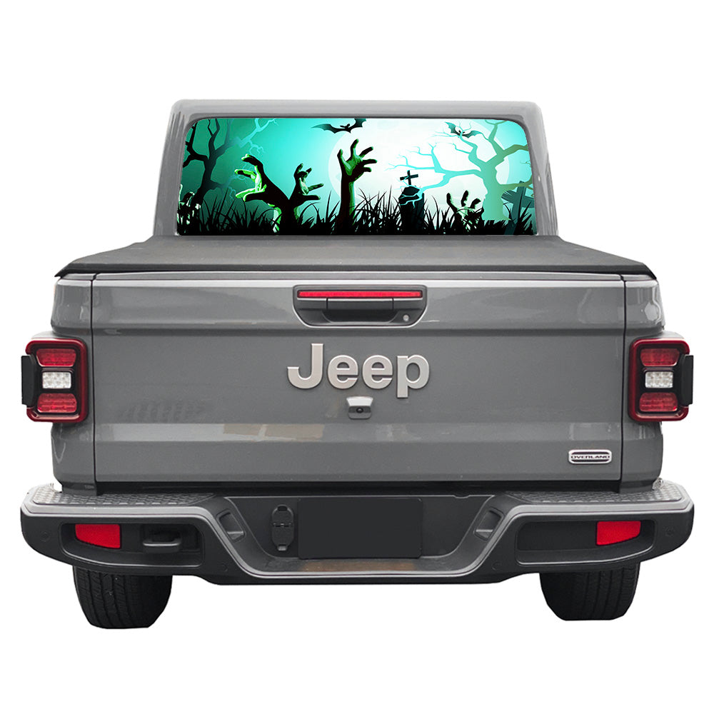 Reaching Out Rear Window Decal