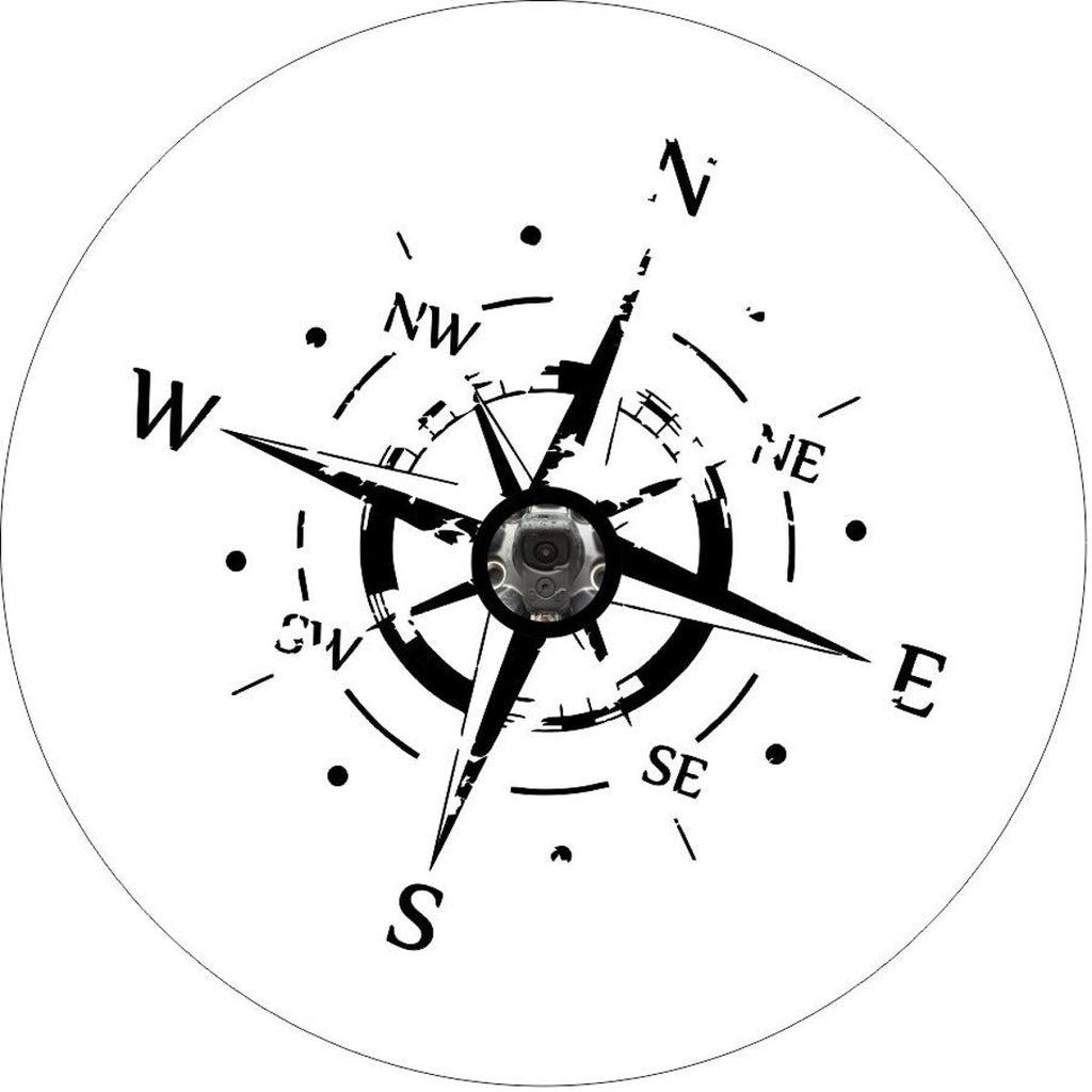 Simple Distressed Compass Design