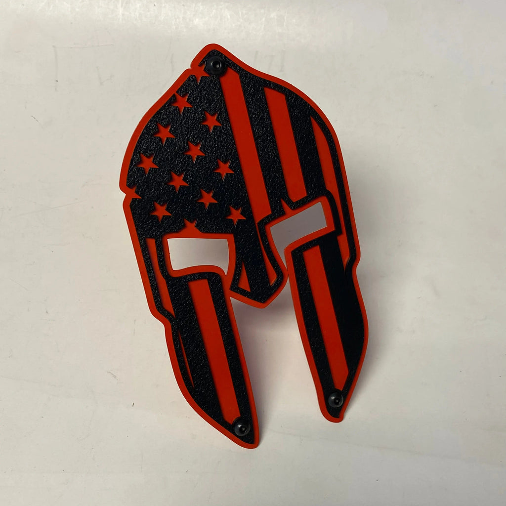 Spartan Gladiator with Flag Hitch Cover PPE Offroad