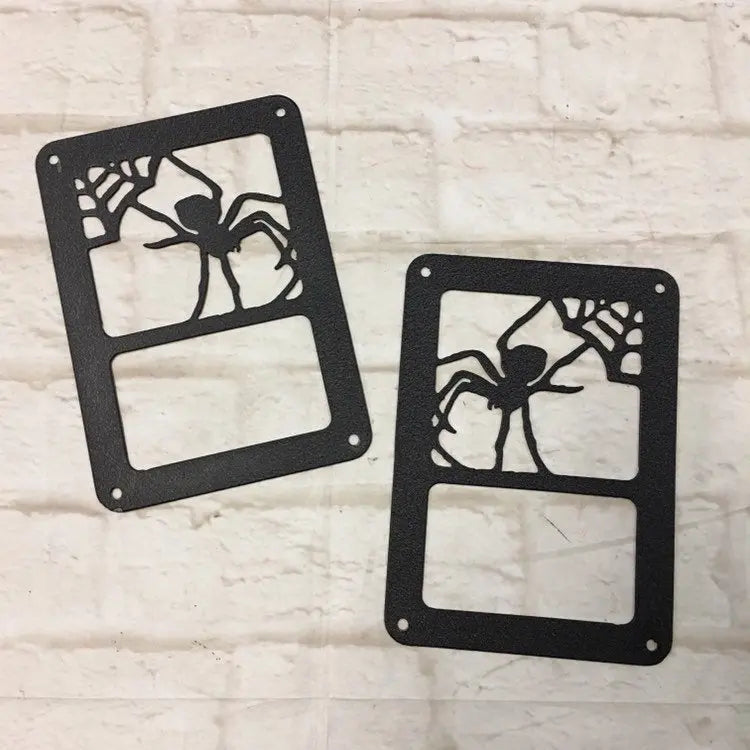Spider and web Tail Light Covers PPE Offroad