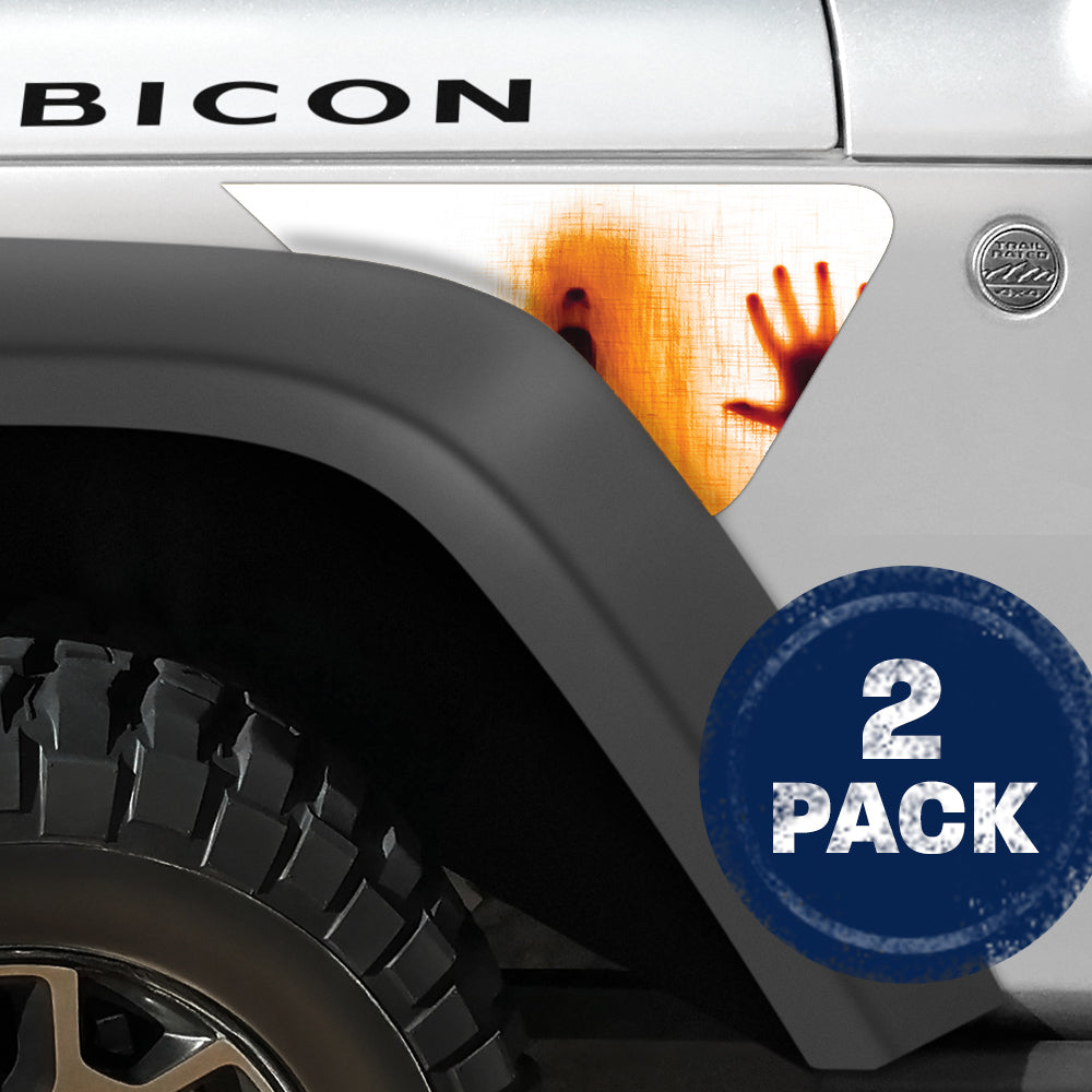 Stuck Inside 2pc Vinyl Fender Decal
