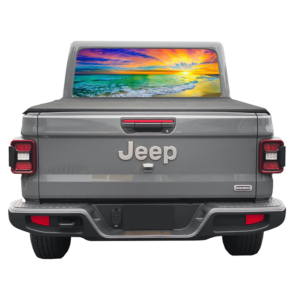 Sunset Rear Window Decal