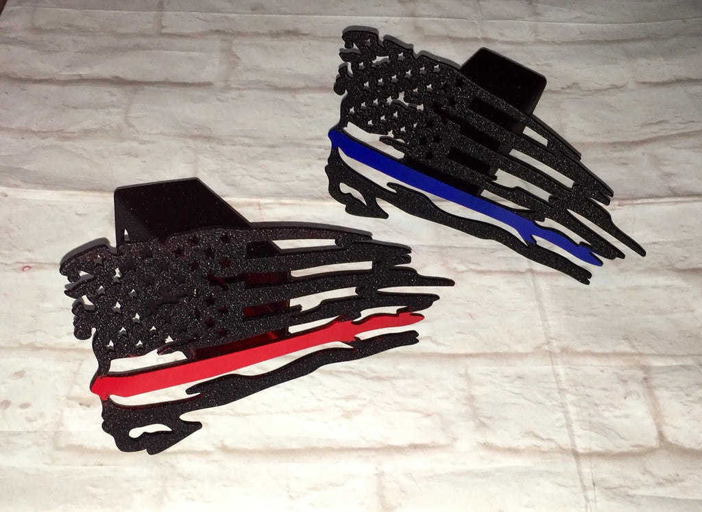 Thin Line Flag Hitch Cover PPE Offroad