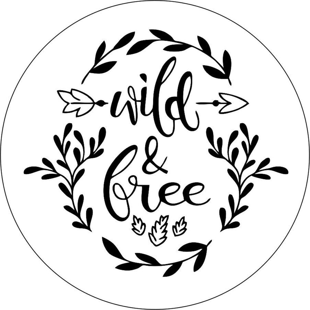 Wild and Free Floral with Arrow