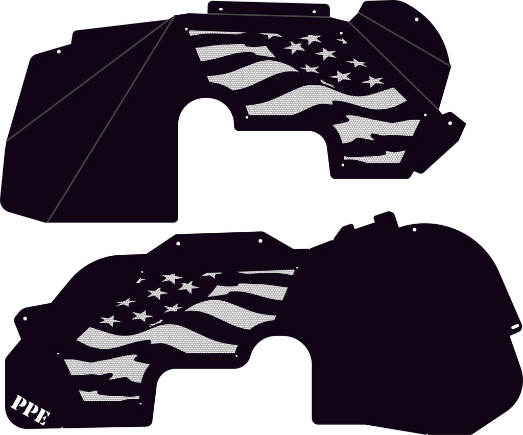 Waving Flag Front Inner Fenders PPE Offroad