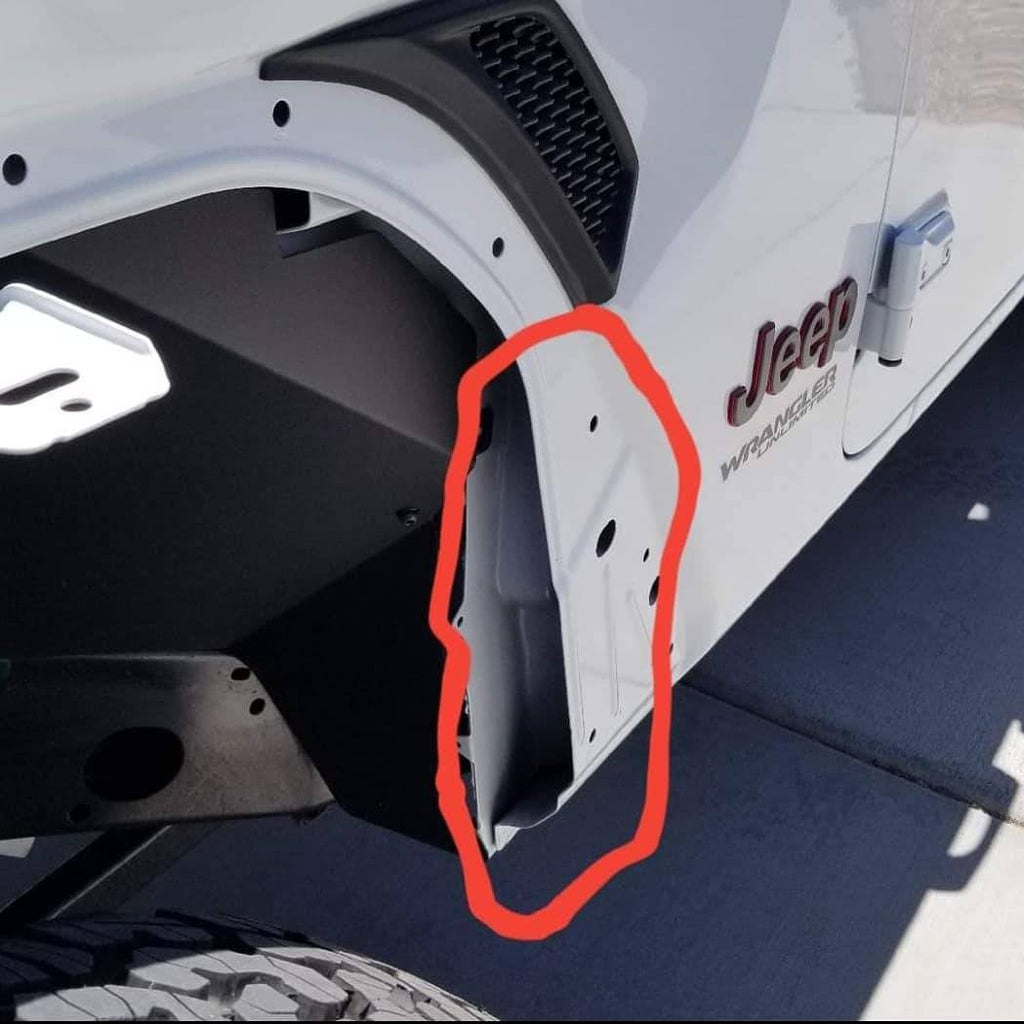 Front Inner Fender Gap Filler Panels