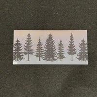 Pine Tree Red Sky JK