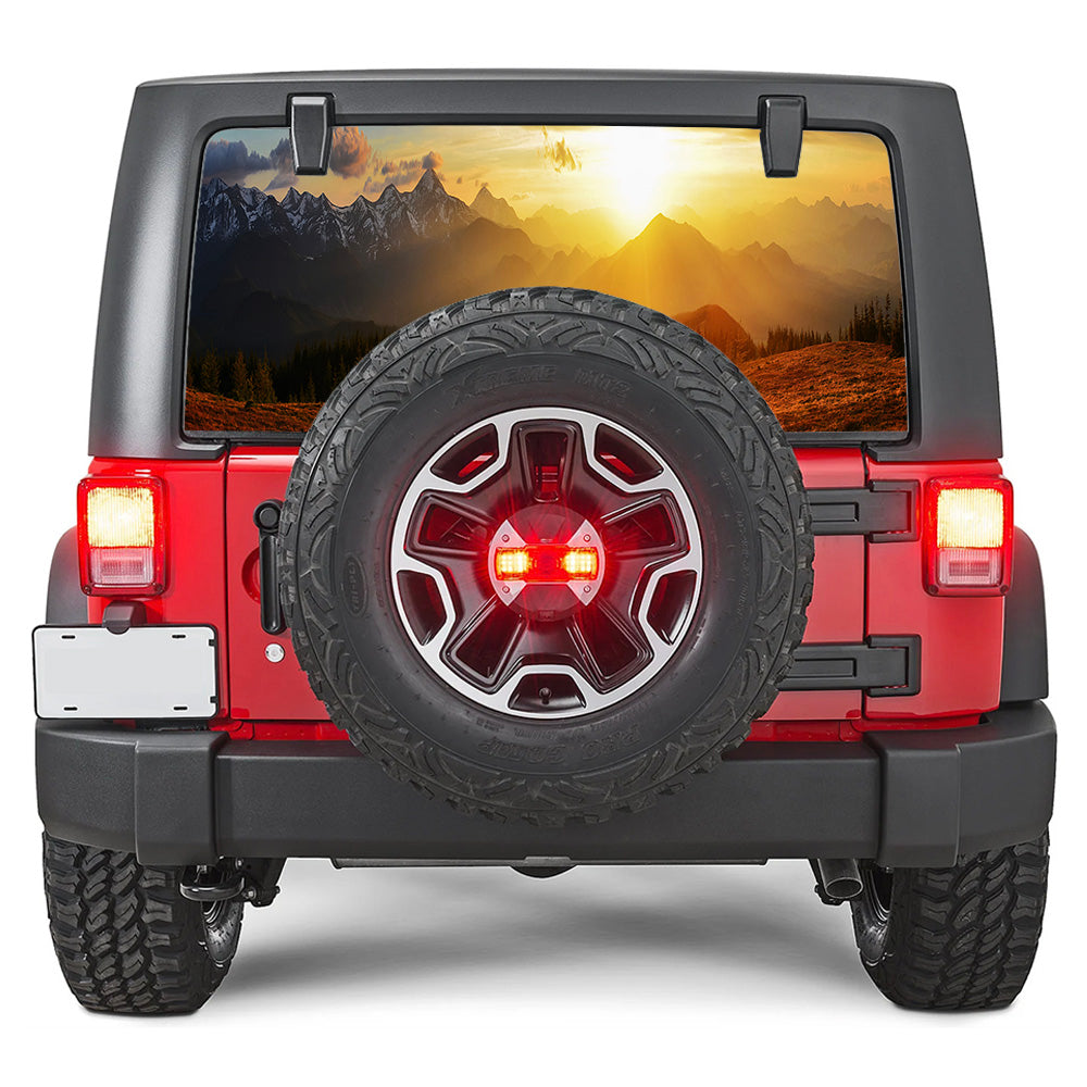 Adventure Awaits Rear Window Decal