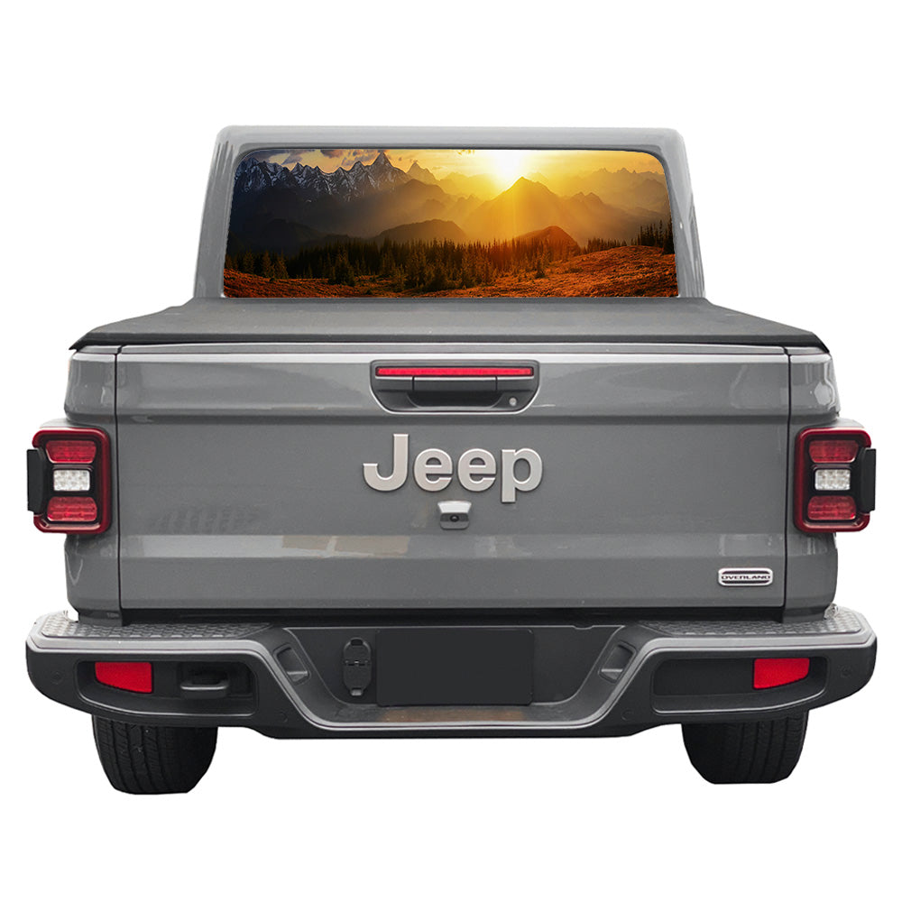 Adventure Awaits Rear Window Decal
