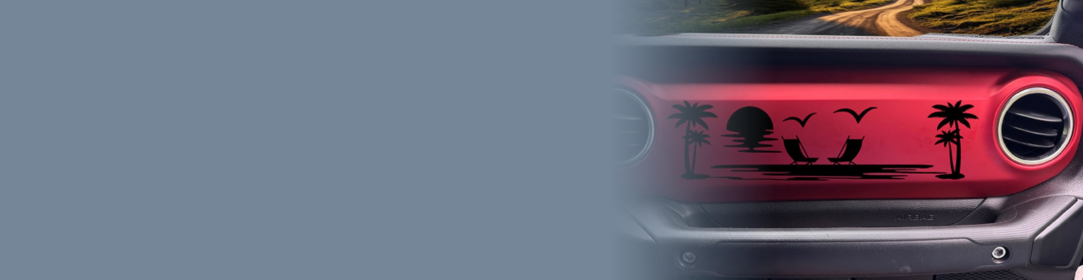 Custom Dashboard Decal – Under The Sun Inserts