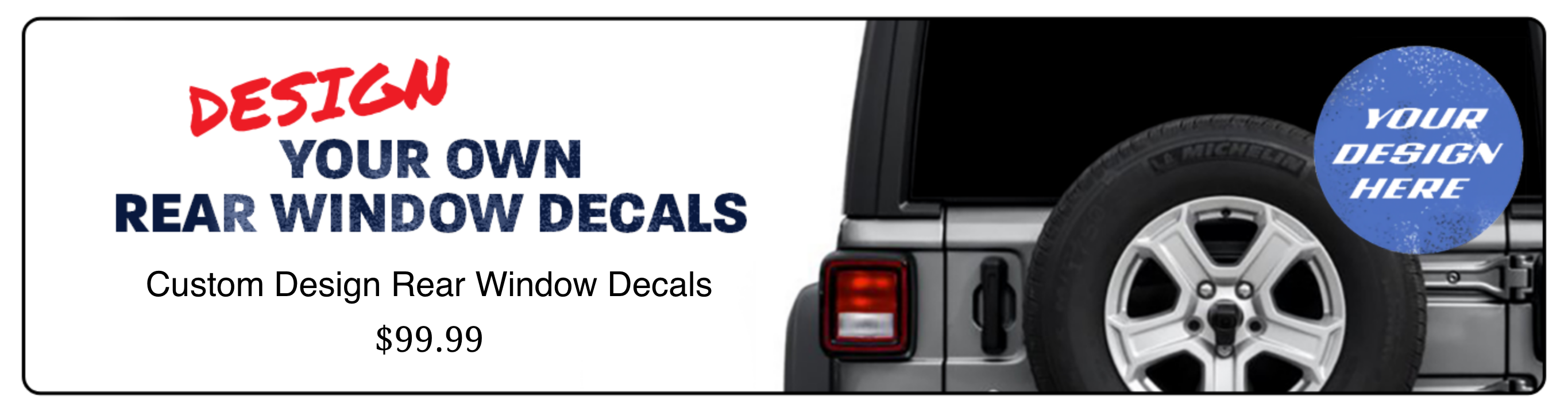 Rear Window Decals – Under The Sun Inserts