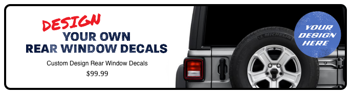 Geeup Rear Window Sticker Rear Window Decals – Under The Sun Inserts