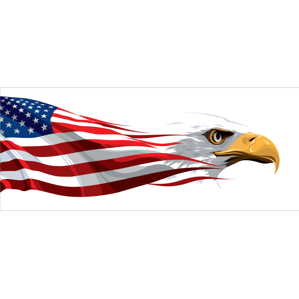 Eagle Race Rear Window Decal