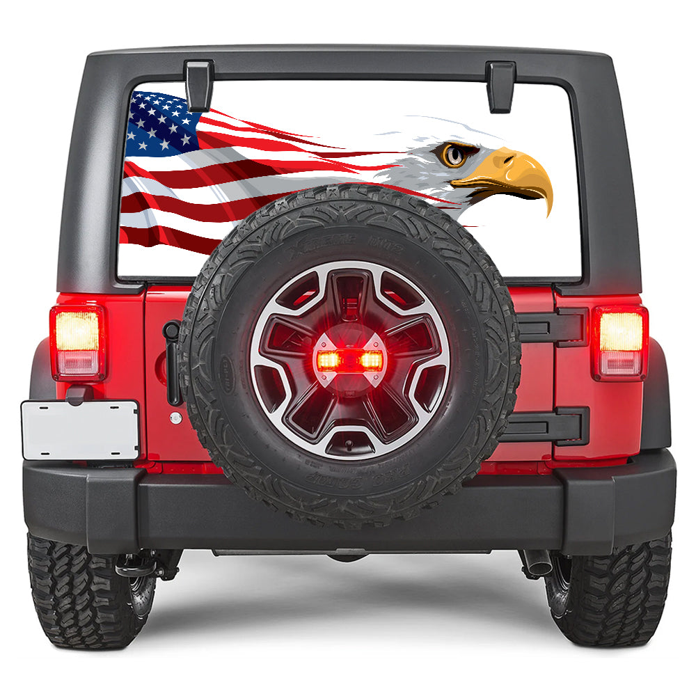 Eagle Race Rear Window Decal