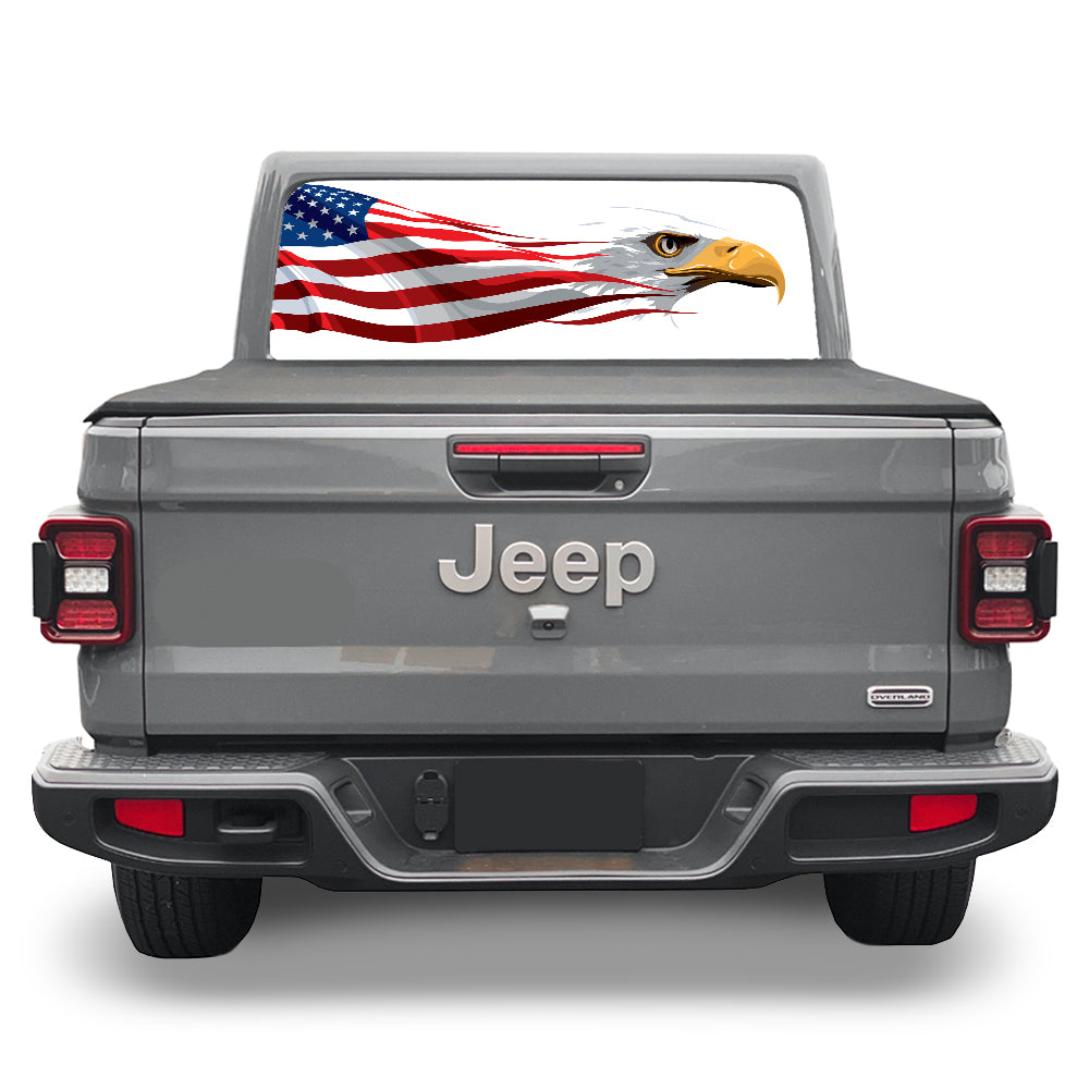Eagle Race Rear Window Decal