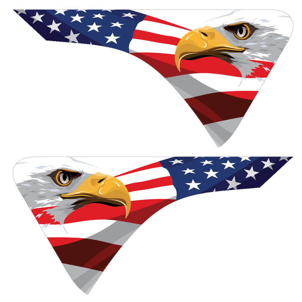 Eagle Race 2pc Vinyl Fender Decal