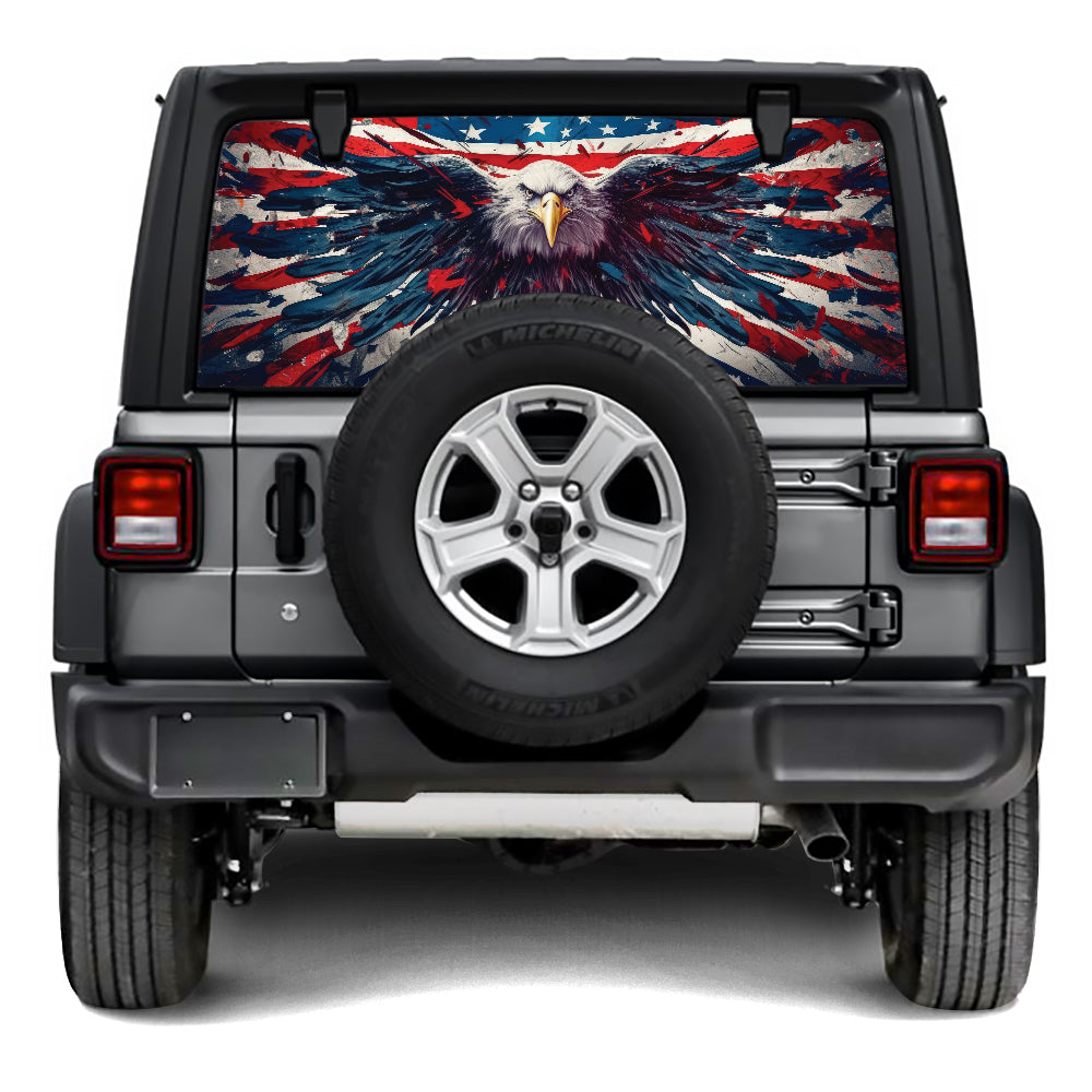 Eagle Scream Rear Window Decal