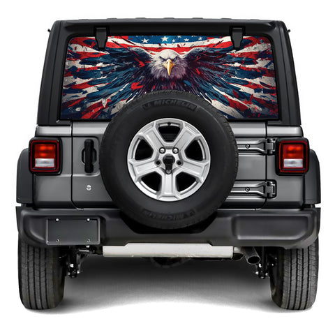 Eagle Scream Rear Window Decal