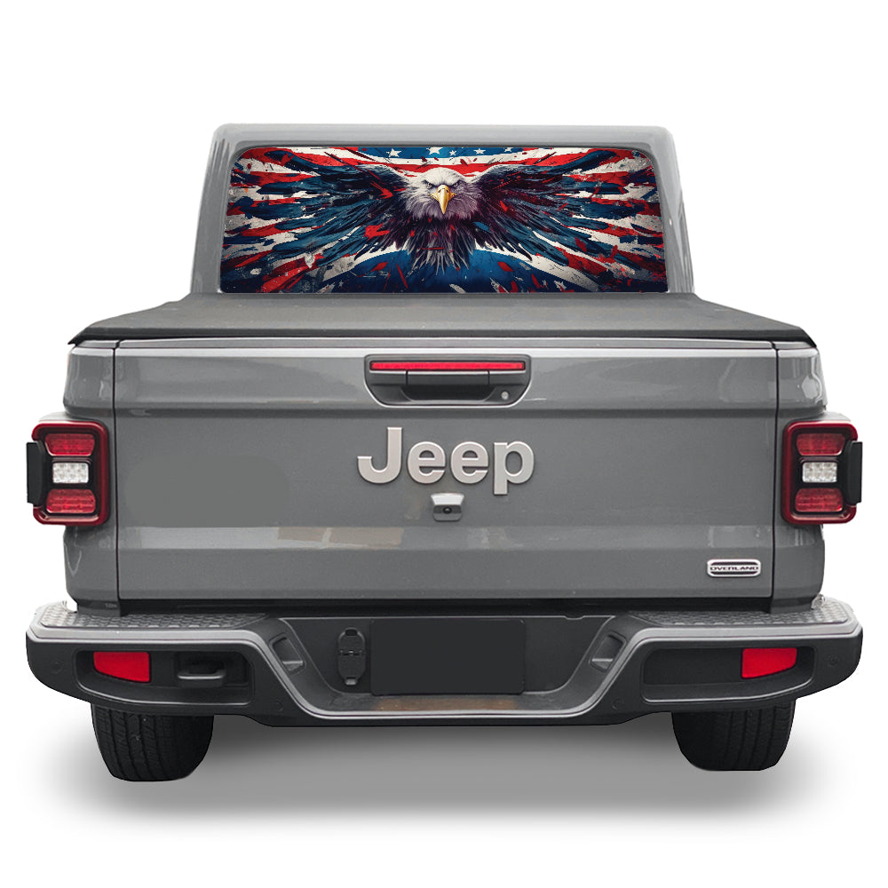 Eagle Scream Rear Window Decal
