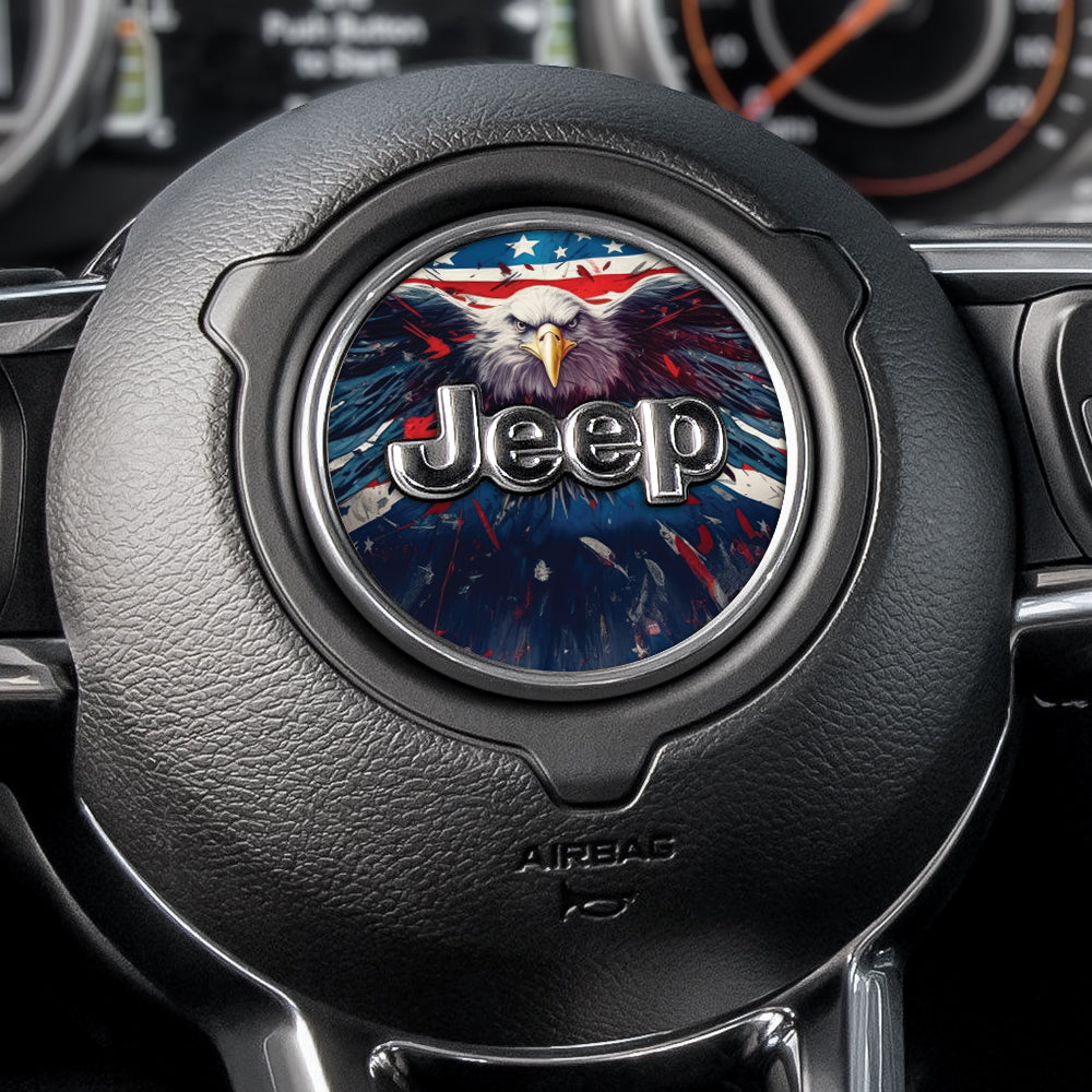 Eagle Scream Steering Wheel Decal