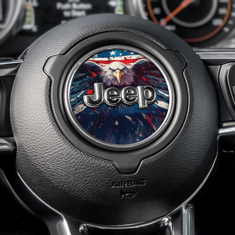 Eagle Scream Steering Wheel Decal