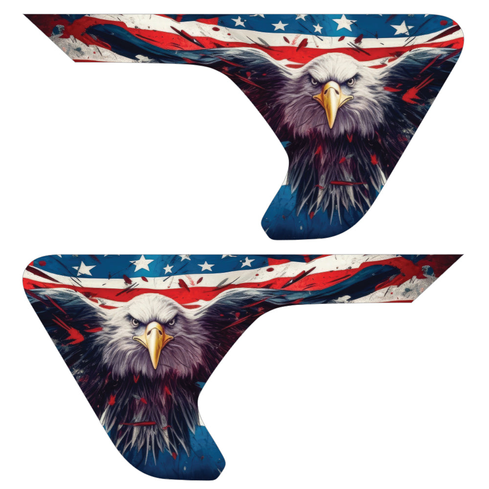 Eagle Scream 2pc Vinyl Fender Decal