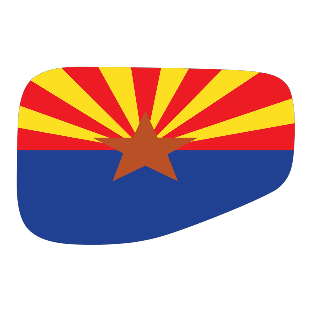 Arizona State Flag Gas Cap Decal for JT or Gladiator